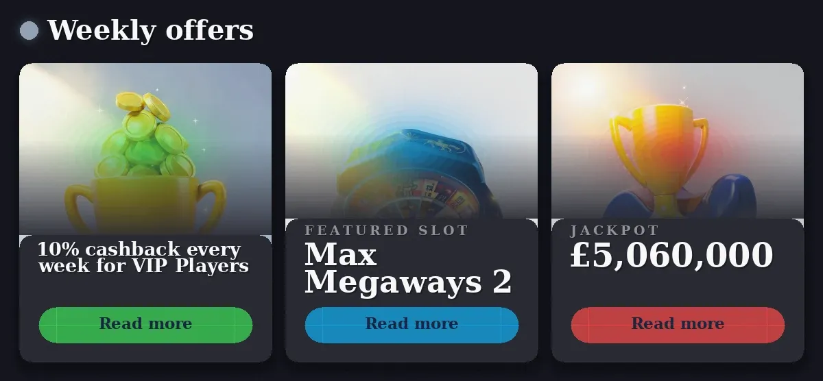 ForzaBet Casino: 10% cashback every week for VIP Players, Max Megaways 2, £5,060,000